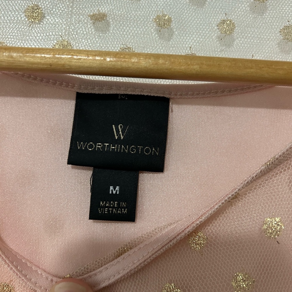 Pink and Gold Top - Picture 4 of 5